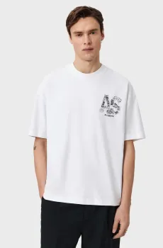 Мужская белая футболка MIXTAPE Белый M AllSaints M031PE