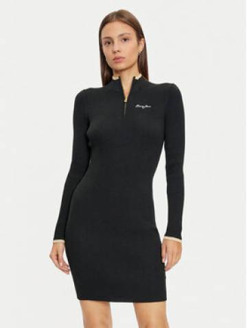 Tommy Jeans Трикотажна сукня DW0DW19836 Чорний Slim Fit Tommy Jeans Трикотажна сукня DW0DW19836 Чорний Slim Fit
