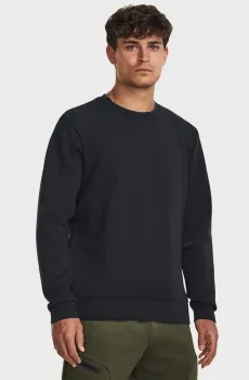 Мужской черный свитшот UA Unstoppable Flc Crew Черный L Under Armour 1381688-001