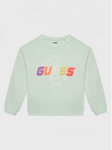 Guess Світшот J3GQ08 FL04P Зелений Regular Fit Guess Світшот J3GQ08 FL04P Зелений Regular Fit