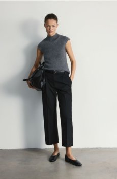 Reserved - Штани зі стрілками - чорний - 177IS-99X