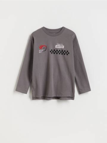Reserved - BOYS` T-SHIRT - темно-сірий - 264BY-90X Reserved - BOYS` T-SHIRT - темно-сірий - 264BY-90X