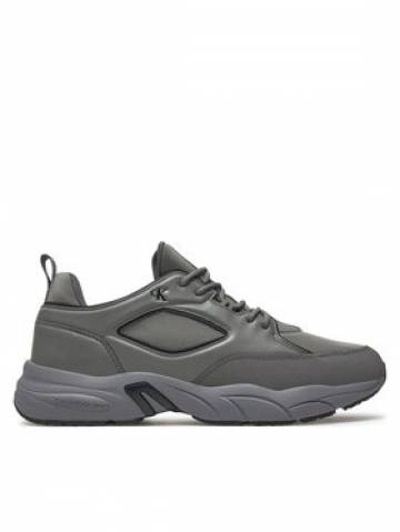 Calvin Klein Снікерcи Retro Tennis Low Laceup Mtl YM0YM00991 Сірий Calvin Klein Снікерcи Retro Tennis Low Laceup Mtl YM0YM00991 Сірий