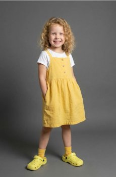 Клоги з ремінцем на п’яті - жовтий