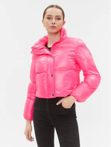 Elisabetta Franchi Пуховик PI-55D-36E2-V490 Рожевий Cropped Fit Elisabetta Franchi Пуховик PI-55D-36E2-V490 Рожевий Cropped Fit