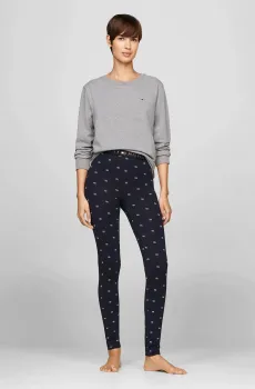 Женская пижама (маска для сна, лонгслив, леггинсы) GIFT LEGGING PJ SET W EYEMASK Разноцветный XS Tommy Hilfiger UW0UW05639