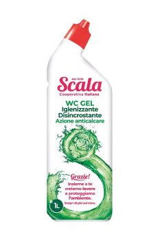 Средство для чистки унитаза Scala WC Gel Сосна, против известкового налета, 1 л
