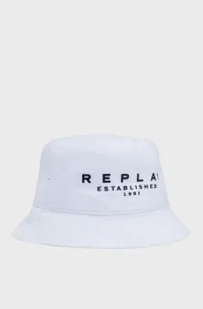 Женская белая панама Белый L-XL Replay AW4284.000.A0163B