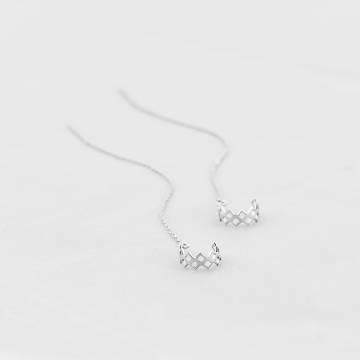 Серебряные серьги Minimal МН-180 с Серебряные серьги Minimal МН-180 с