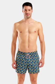 Мужские плавательные шорты с узором WATER PRINTS BEACH SHORT AO Разноцветный XL Arena 007159-730