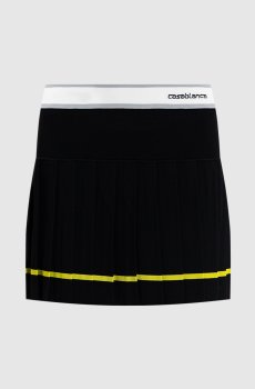 Черная юбка с логотипом