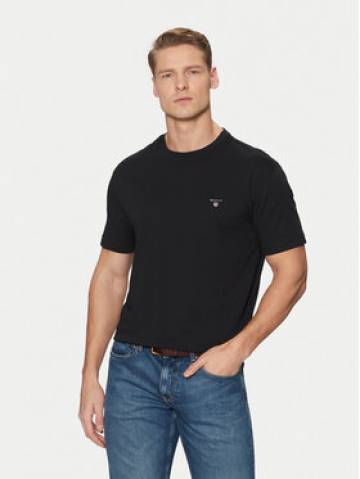 Gant Футболка Original Shield 2003295 Чорний Regular Fit Gant Футболка Original Shield 2003295 Чорний Regular Fit