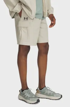 Мужские бежевые шорты UA Vibe Woven Cargo Short Бежевый M Under Armour 1386560-289