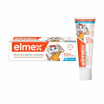 Детская зубная паста Elmex Kids от 0 до 6 лет для молочных зубов, 50 мл Детская зубная паста Elmex Kids от 0 до 6 лет для молочных зубов, 50 мл