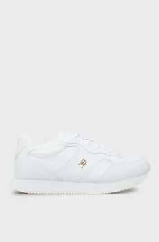 Женские белые кожаные кроссовки RUNNER Белый 41 Tommy Hilfiger FW0FW08696