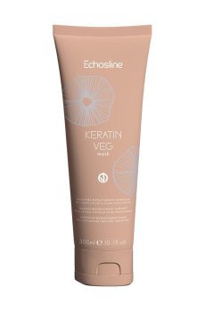 Маска Echosline Keratin Veg Mask для окрашенных и химически обработанных волос, с кератином, 300 мл