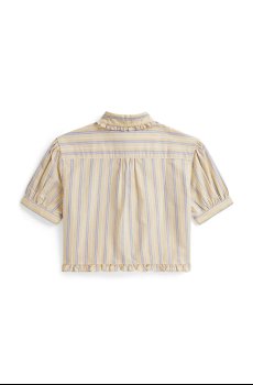 Детская хлопковая рубашка Polo Ralph Lauren