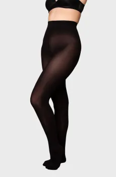 Женские черные колготки Черный M brabrabra SLZ1102