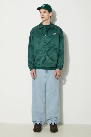 Куртка Drôle de Monsieur La Veste Slogan мужская цвет зелёный переходная PERM-JT183-PA014-DGN Куртка Drôle de Monsieur La Veste Slogan мужская цвет зелёный переходная PERM-JT183-PA014-DGN