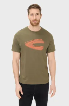 Мужская оливковая футболка Оливковый M Camel Active 409700-7T02-35