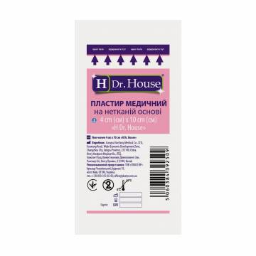 Пластырь медицинский на нетканой основе Dr. House, 4*10 см, 1 шт Пластырь медицинский на нетканой основе Dr. House, 4*10 см, 1 шт