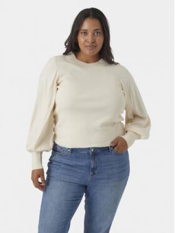 Vero Moda Curve Светр 10291293 Бежевий Regular Fit Vero Moda Curve Светр 10291293 Бежевий Regular Fit