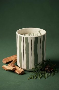 Ароматична свічка Cedarwood & Cypress - зелений