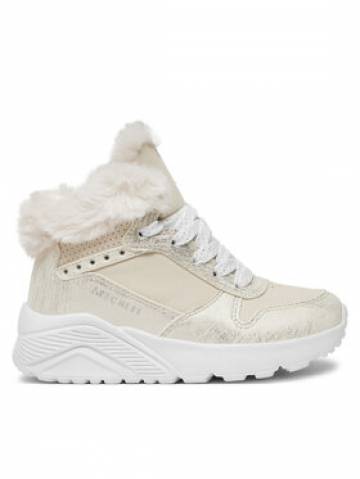 Skechers Ботильйони Uno Lite - Comfurt Collar 310396L/NAT Écru Skechers Ботильйони Uno Lite - Comfurt Collar 310396L/NAT Écru