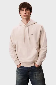 Мужское бежевое худи PREMIUM TERRY Бежевый XL Calvin Klein Jeans LV04RC278G
