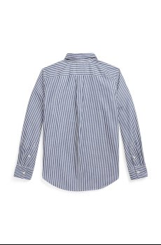 Детская хлопковая рубашка Polo Ralph Lauren