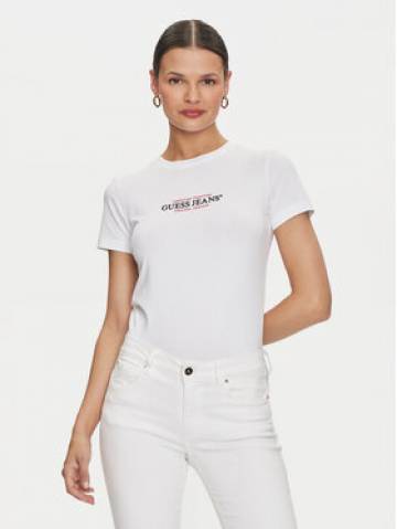 Guess Jeans Футболка W4YI03 J1314 Білий Slim Fit Guess Jeans Футболка W4YI03 J1314 Білий Slim Fit
