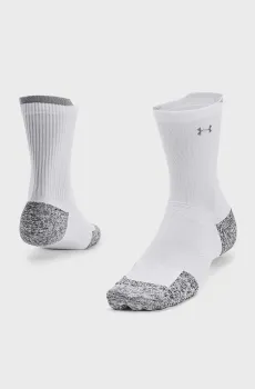 Белые носки UA AD Run Cushion 1pk Mid Белый 47.5-50.5 Under Armour 1376076-100