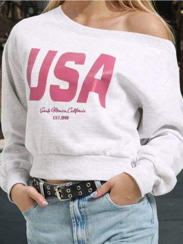 Світшот crewneck - сірий Світшот crewneck - сірий