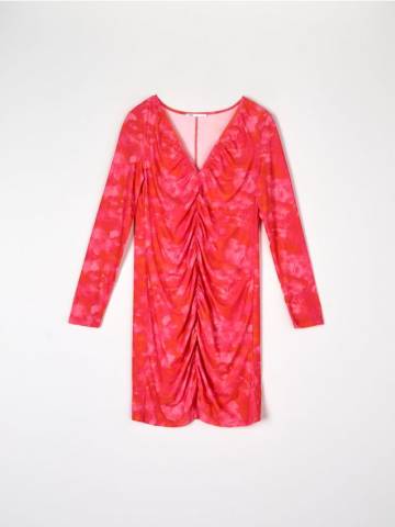 Мінісукня зі збірками - різнобарвний