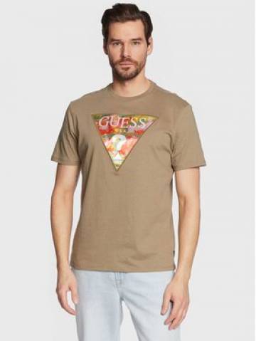 Guess Футболка Abstract Logo M3GI57 K9RM1 Зелений Slim Fit Guess Футболка Abstract Logo M3GI57 K9RM1 Зелений Slim Fit