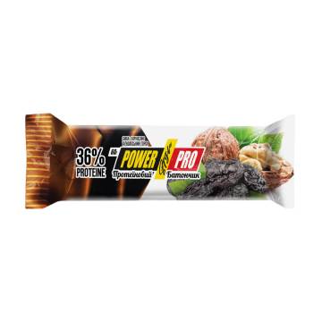 Протеиновый батончик Power Pro 36% Protein Чернослив и грецкий орех, 60 г Протеиновый батончик Power Pro 36% Protein Чернослив и грецкий орех, 60 г