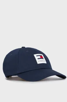 Мужская темно-синяя кепка TJM MODERN PATCH CAP Синий ONESIZE Tommy Jeans AM0AM12016