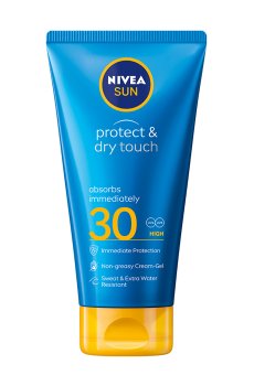 Солнцезащитный крем-гель NIVEA Sun Protect & Dry Touch SPF 30 Защита и сухое прикосновение, 175 мл