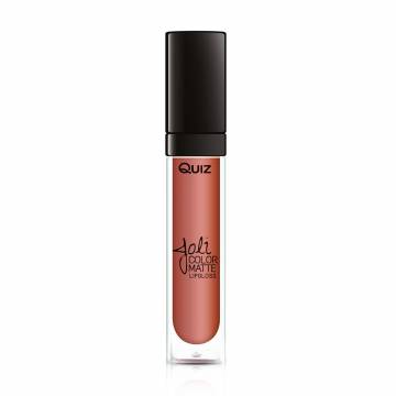 Матовый блеск для губ Quiz Cosmetics Joli Color Matte Lipgloss 46 Toffe Cream, 7 мл Матовый блеск для губ Quiz Cosmetics Joli Color Matte Lipgloss 46 Toffe Cream, 7 мл