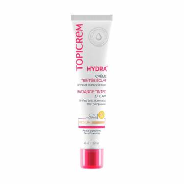 Тональный крем для лица Topicrem Hydra+ Radiance Tinted Cream SPF 50 с эффектом сияния, Medium, 40 мл Тональный крем для лица Topicrem Hydra+ Radiance Tinted Cream SPF 50 с эффектом сияния, Medium, 40 мл
