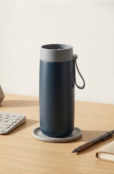 Термос - синьо-зелений