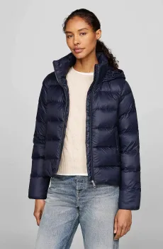 Женский темно-синий пуховик LW DOWN CASUAL JACKET Синий XS Tommy Hilfiger WW0WW43581