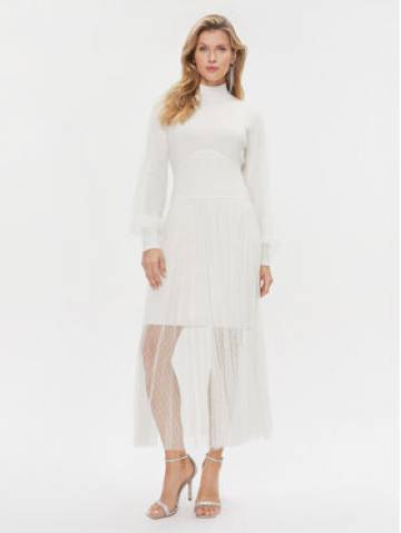 TWINSET Трикотажна сукня 232TT3413 Écru Regular Fit TWINSET Трикотажна сукня 232TT3413 Écru Regular Fit
