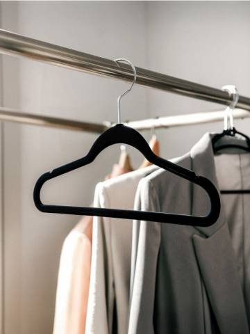 Вішалки, 10 шт. - чорний