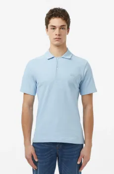 Мужское голубое поло Голубой M Lacoste DH1969HBA