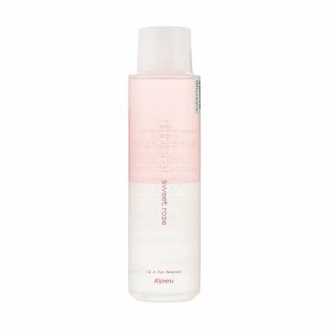Двухфазное средство для снятия макияжа с глаз и губ Apieu Mineral Lip & Eye Make-up Remover Sweet Rose Сладкая роза, 250 мл Двухфазное средство для снятия макияжа с глаз и губ Apieu Mineral Lip & Eye Make-up Remover Sweet Rose Сладкая роза, 250 мл