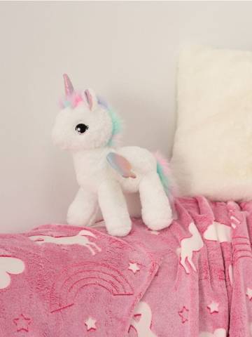 М’яка іграшка одноріг - білий