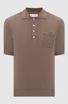 Коричневое поло