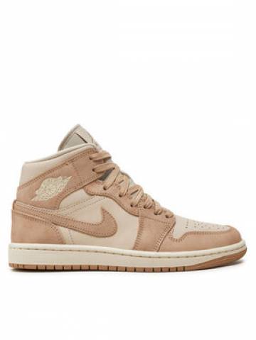 Nike Снікерcи Air Jordan 1 Mid Se FJ3448 200 Écru Nike Снікерcи Air Jordan 1 Mid Se FJ3448 200 Écru