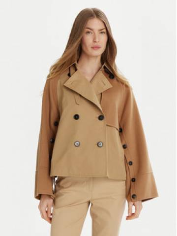 Weekend Max Mara Тренч Bazar 2515081041 Бежевий Relaxed Fit Weekend Max Mara Тренч Bazar 2515081041 Бежевий Relaxed Fit